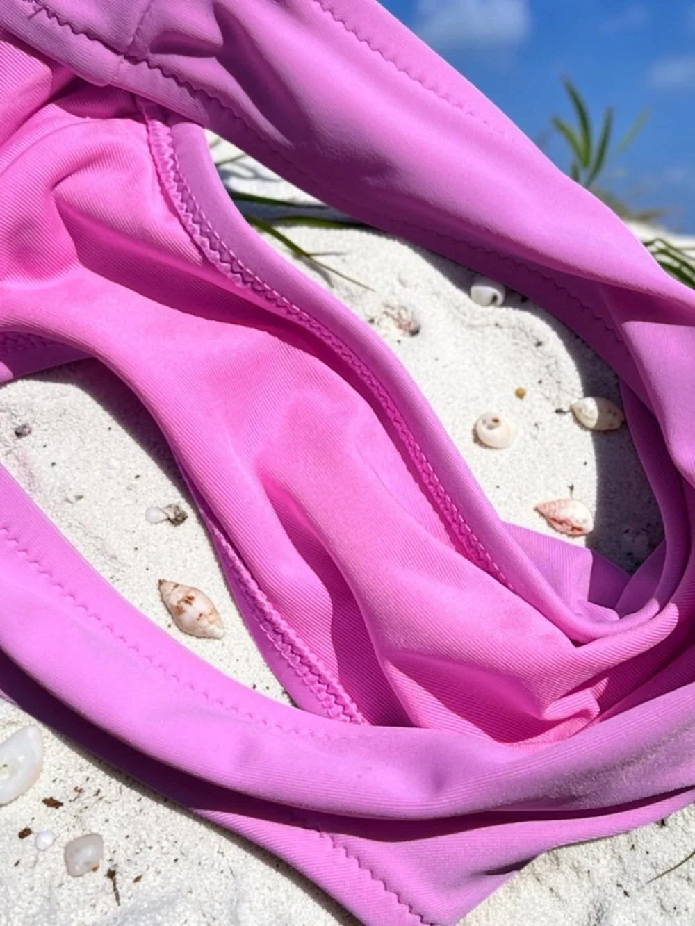 Aerie  Pink Push-Up Swim Top & Bikini Bottom Set - Picture 9 of 16